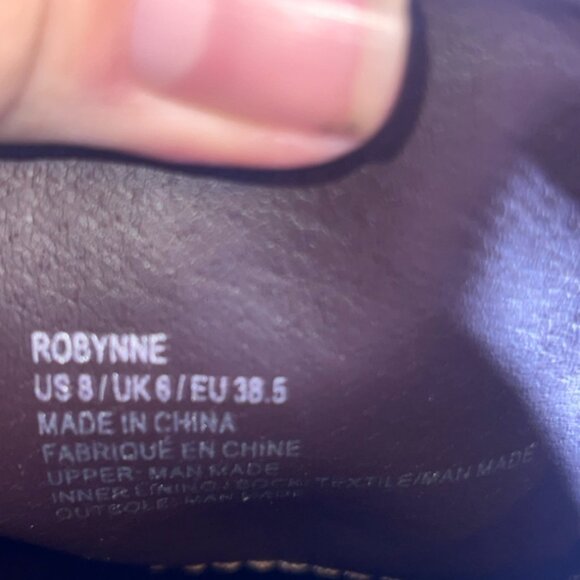 Robynne JustFab Brown over the knee leather fashion boots Sz.‎ 8 - Picture 9 of 10